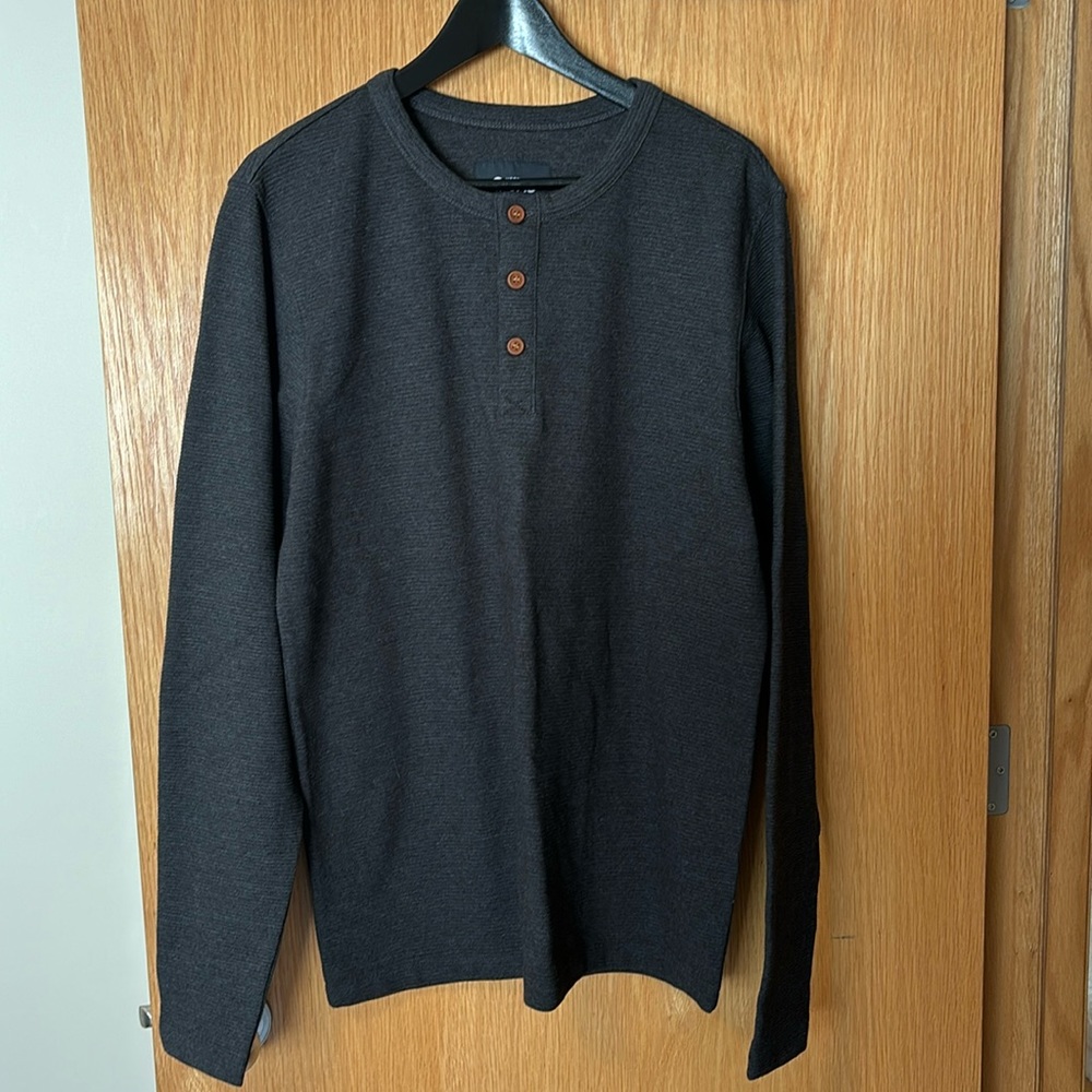 Warehouse One ottoman knit top